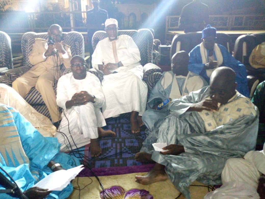 Les images de l'enregistrement de l'appel du Gamou  prévu ce lundi 19 novembre 2018 à l'esplanade de la grande mosquée Massalikoul djinane de Daka