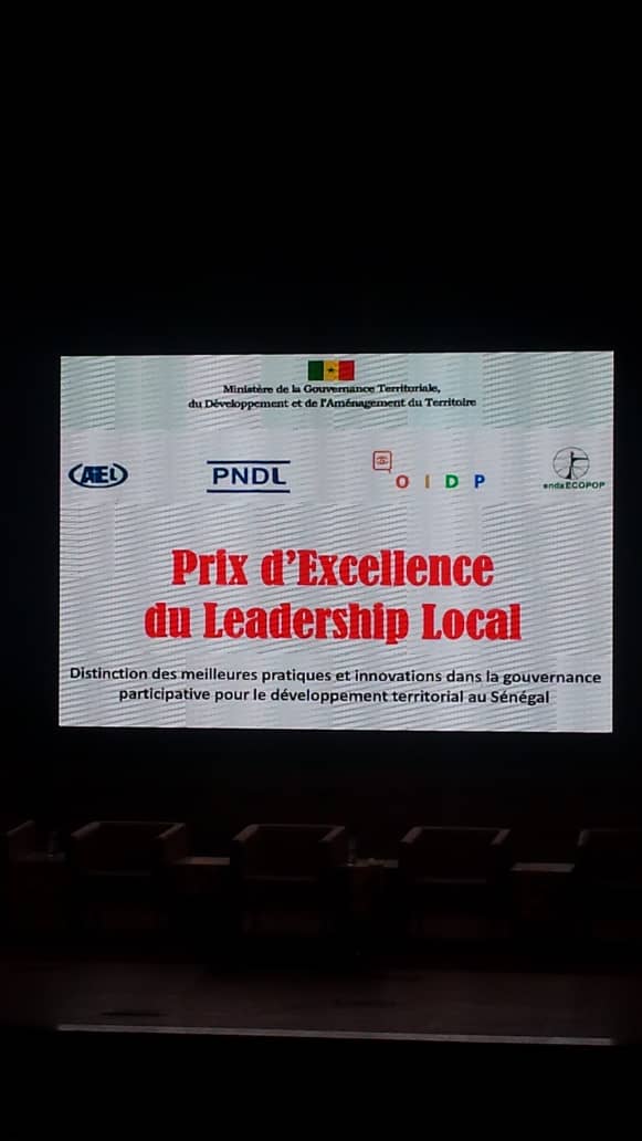 Issakha Diop, maire de Pikine Est gagne le Prix d'Excellence de Leadership Local