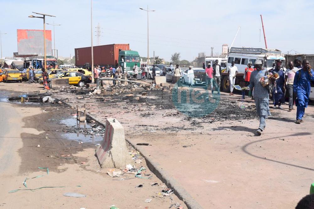 Les images du déguerpissement des marchands à Colobane