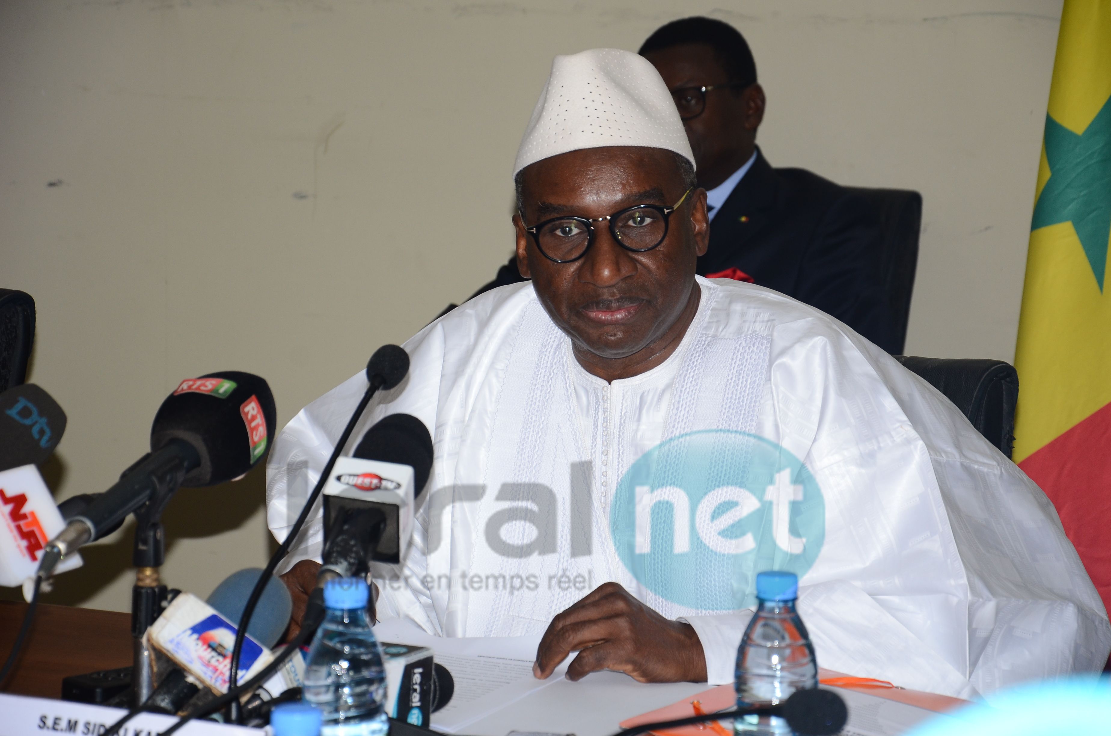 Photos : Séance de travail entre Me Sidiki Kaba et son homologue nigerian, Geoffrey Onyeama