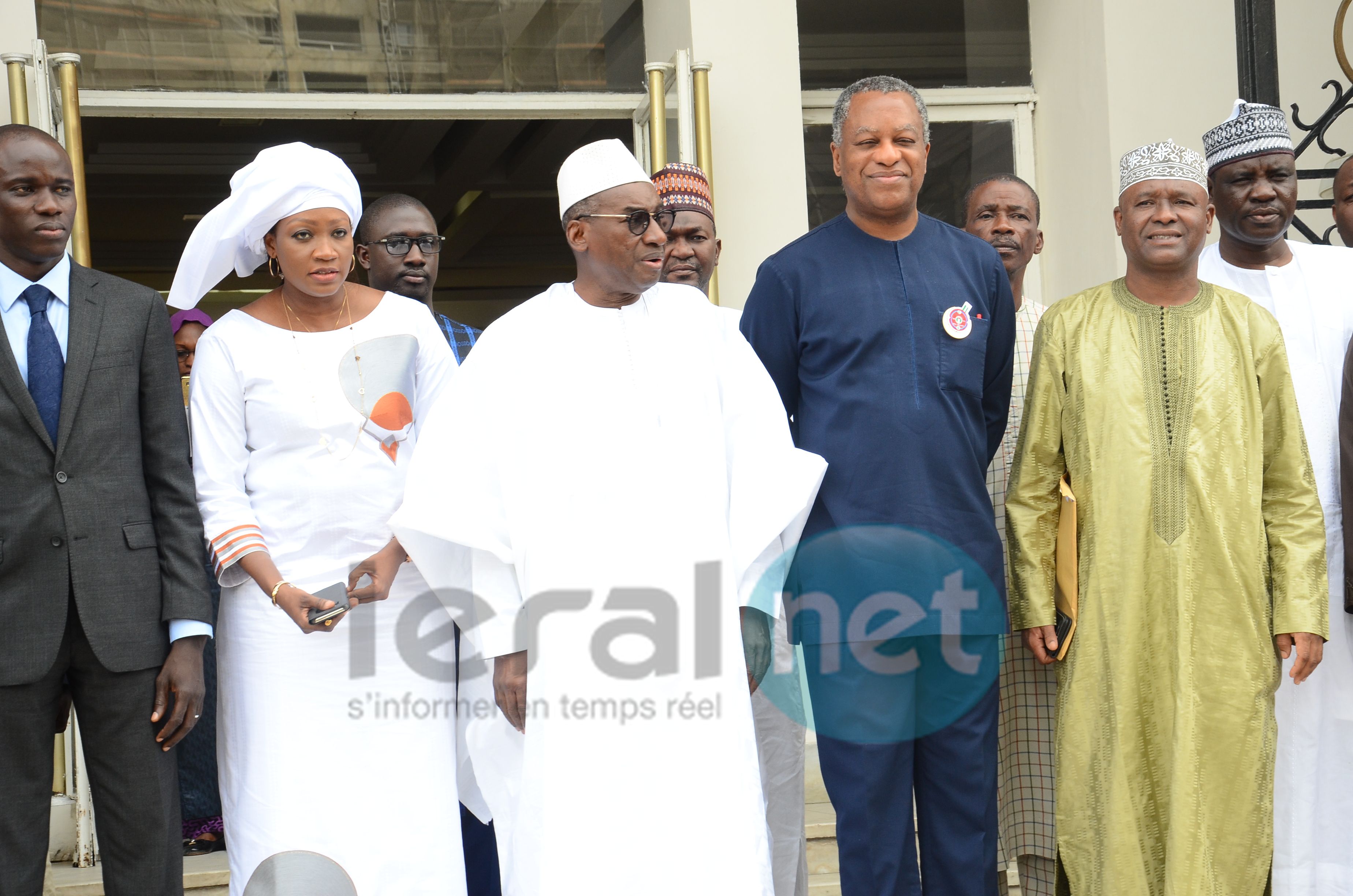 Photos : Séance de travail entre Me Sidiki Kaba et son homologue nigerian, Geoffrey Onyeama