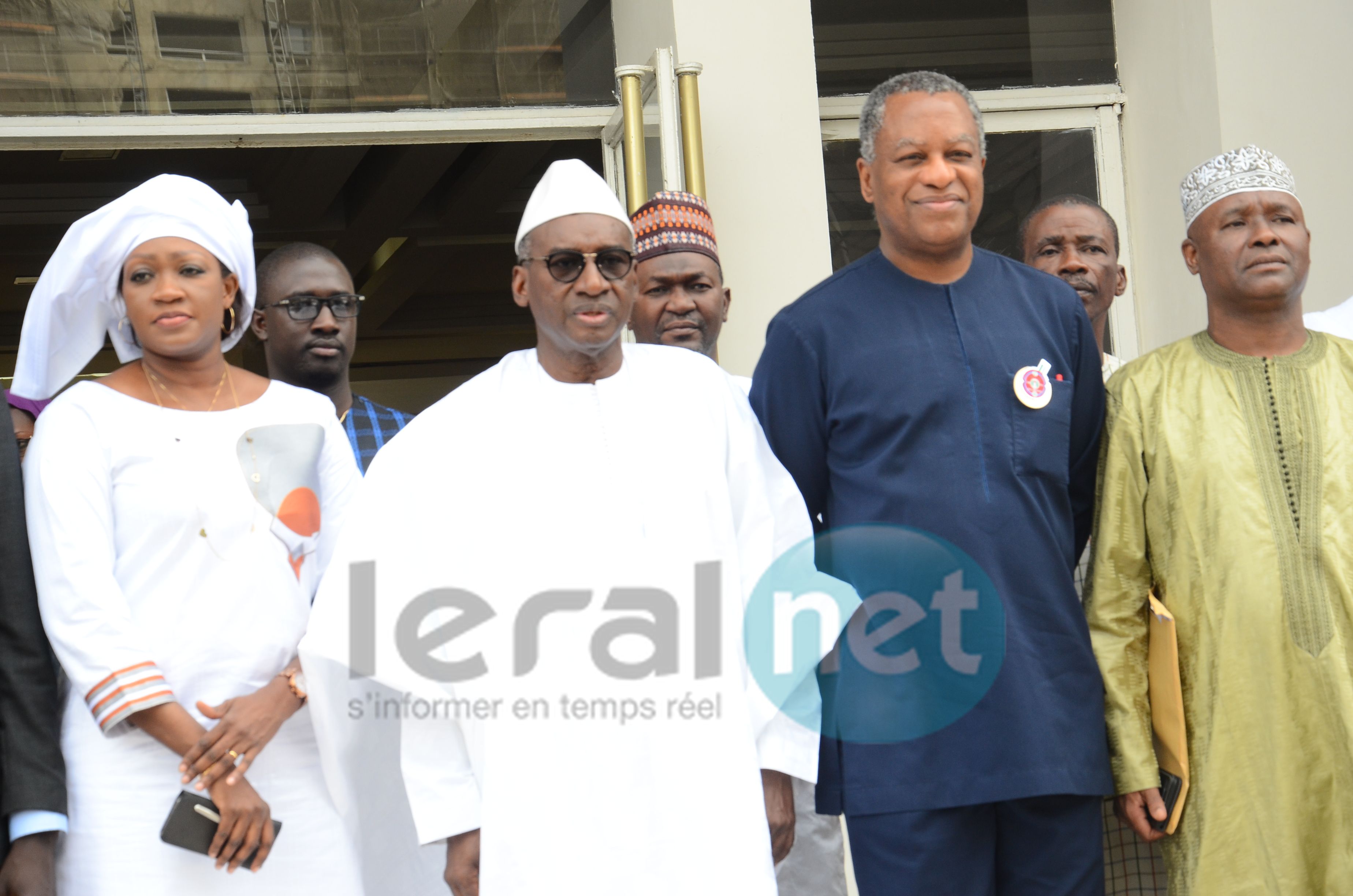 Photos : Séance de travail entre Me Sidiki Kaba et son homologue nigerian, Geoffrey Onyeama