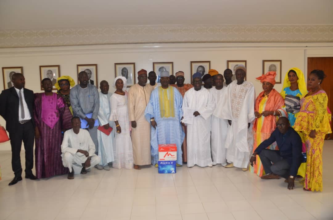 Photos : Baye Ciss glane 21 000 parrainages sur 41000 pour Kaolack