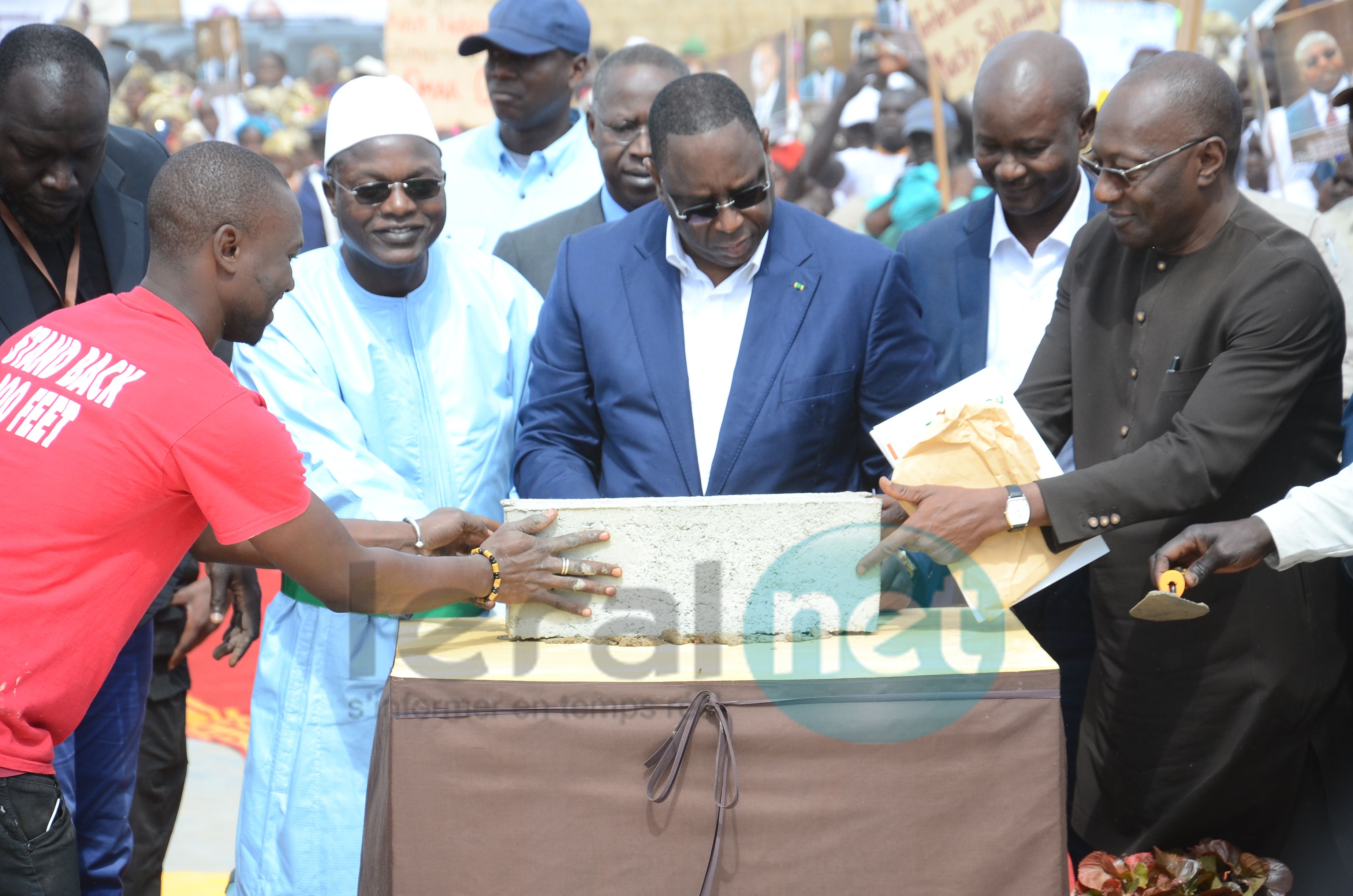 Photos -  Lancement du Domaine agricole communautaire (DAC) de Sangalkam par le Président Macky Sall en présence de Oumar Guèye