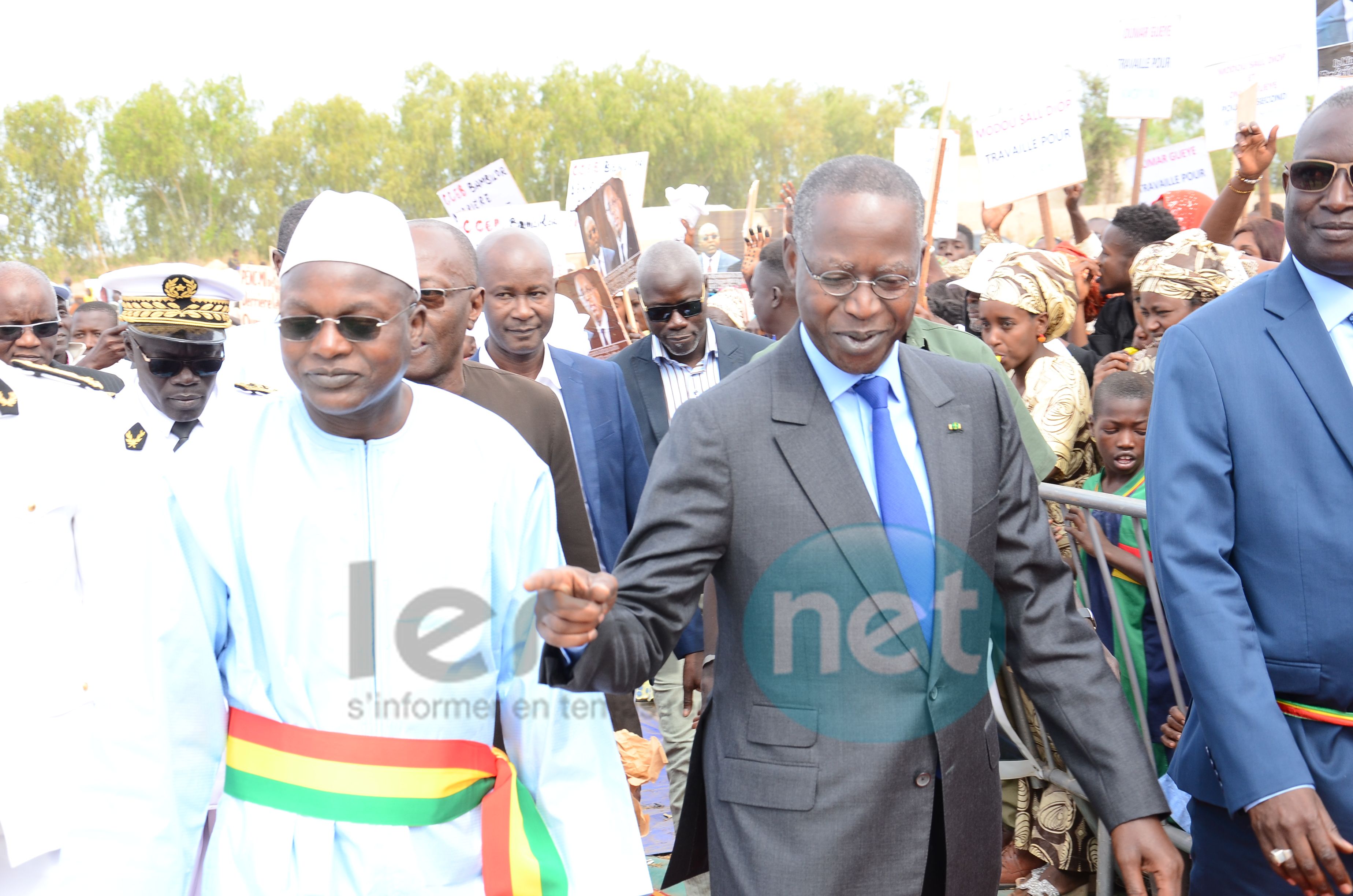 Photos -  Lancement du Domaine agricole communautaire (DAC) de Sangalkam par le Président Macky Sall en présence de Oumar Guèye