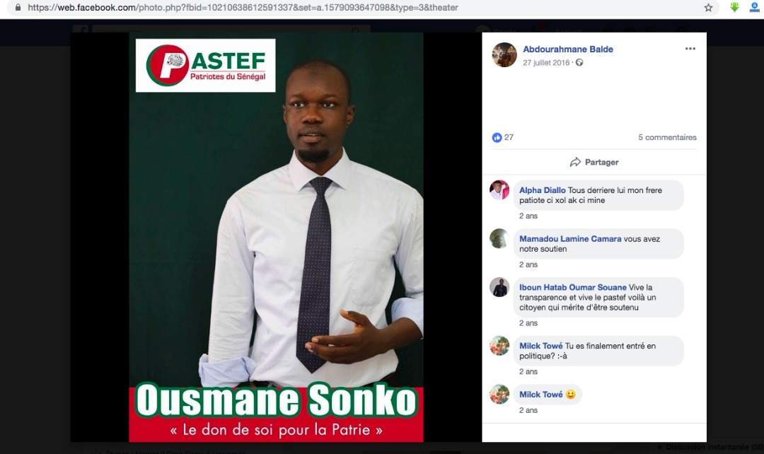 Voici le facebook de Abdourahmane Baldé Juriste-Fiscaliste, à AB Partners - SAS Voici le facebook de Abdourahmane Baldé Juriste-Fiscaliste, à AB Partners - SAS