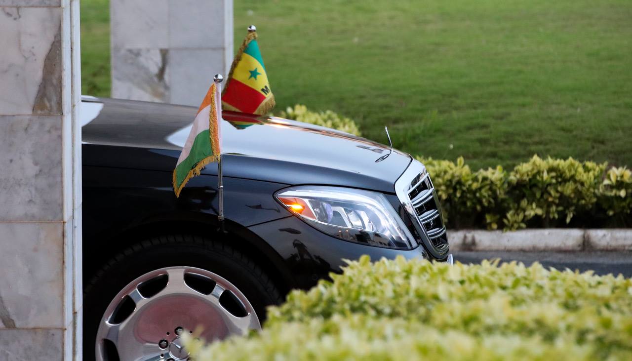 Arrivée du Président de la République de Côte d'Ivoire Alassane Ouattara à Dakar
