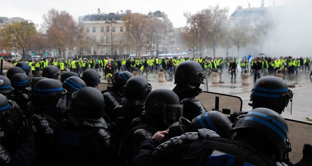 Manifestations des « gilets jaunes » en direct : 554 interpellations dont 335 gardes à vue à Paris