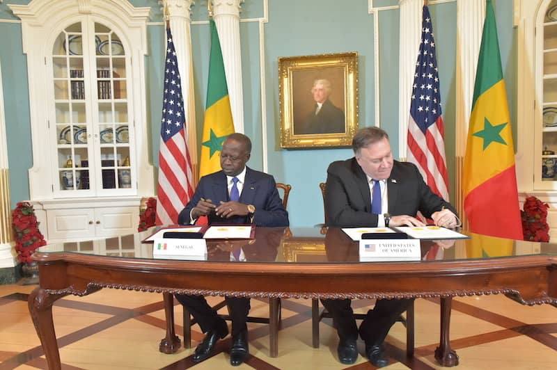 ETATS-UNIS :  le PM Mahammed Boun Abdallah Dionne reçu par le secrétaire d’État américain, M. Pompeo