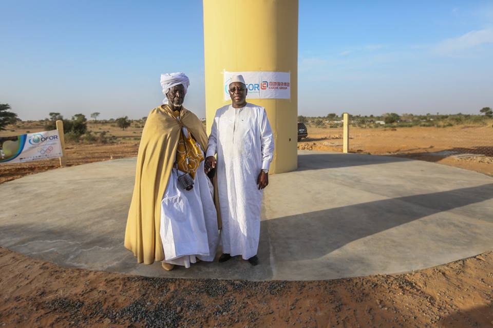 Photos :  Macky Sall a inauguré samedi le forage de Touba Rouf dans la région de Louga