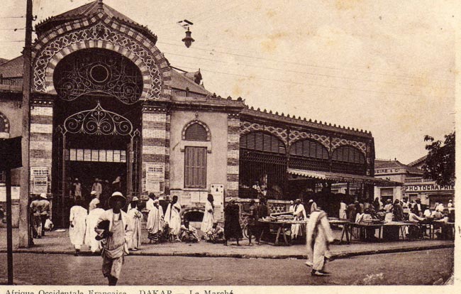 Sénégal : Le marché Kermel de Dakar dans les années 1940