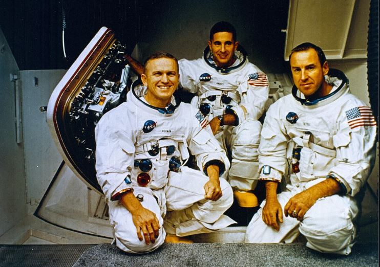 La mission Apollo 8 a 50 ans : 21 décembre 1968- 27 décembre 1968.