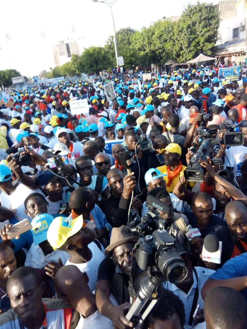 L’opposition a réussi le pari de la mobilisation (images) L’opposition a réussi le pari de la mobilisation (images)
