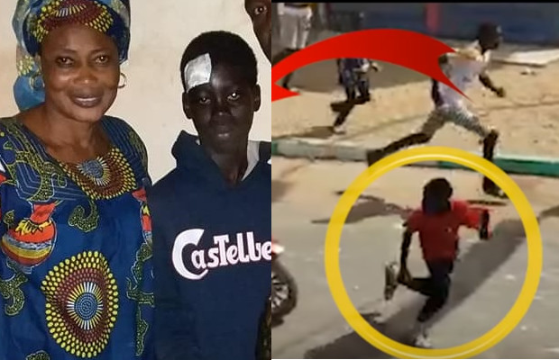 Photos: L’enfant fauché par le scooter à Guédiawaye n’est pas mort