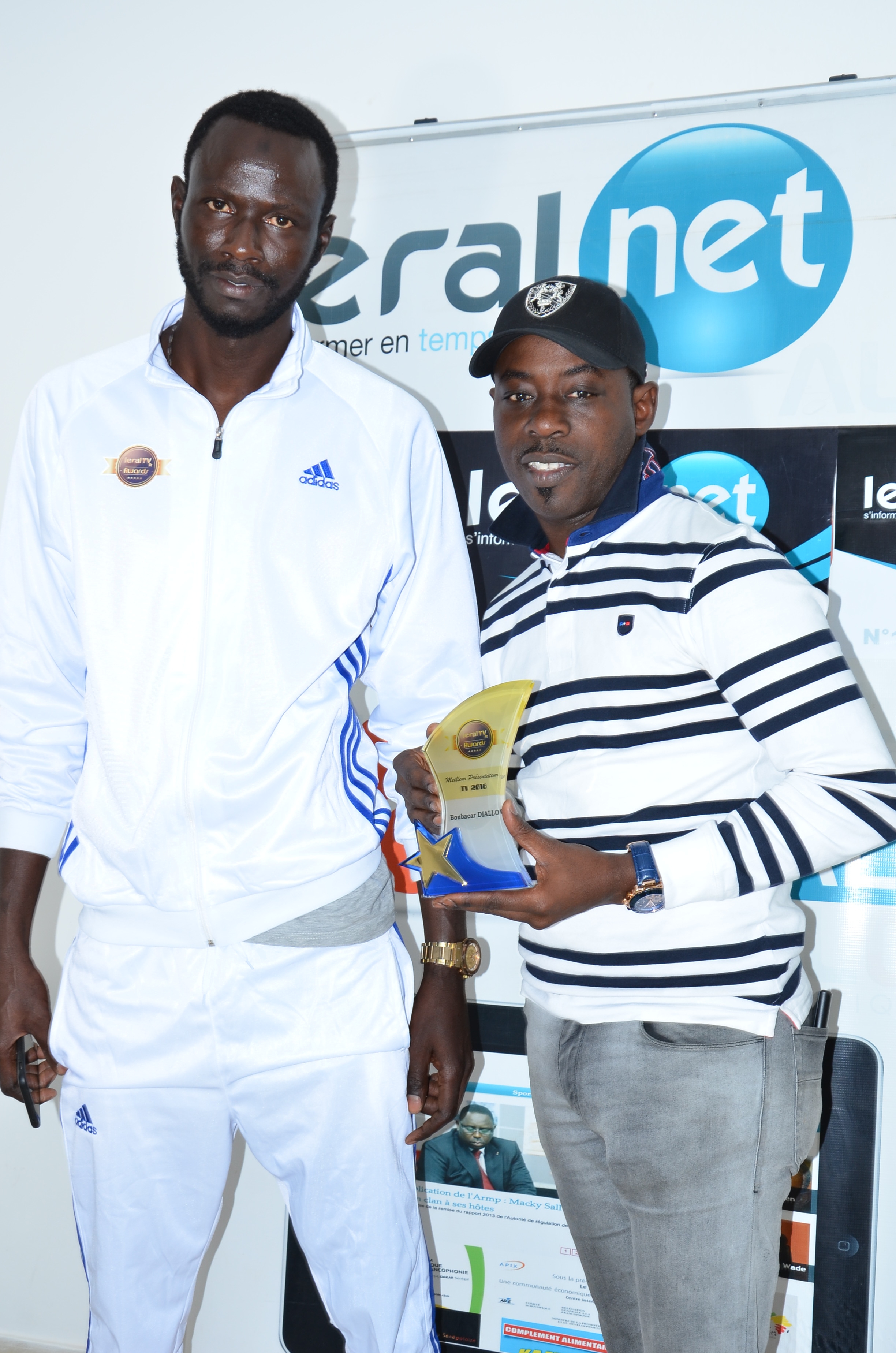 Les images de la remise du trophée de "Meilleur Présentateur de l'année 2018" à Boubacar Diallo