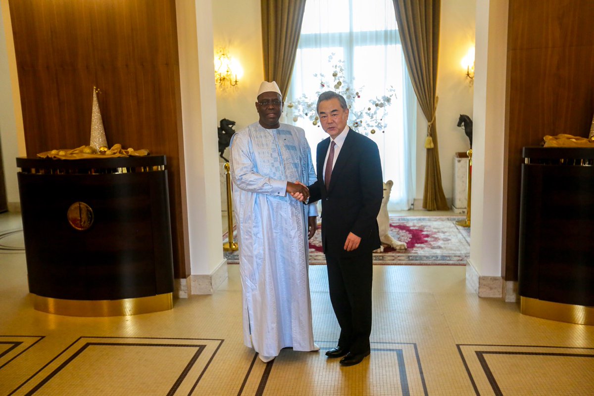 PHOTO - Visite au Sénégal du ministre chinois des Affaires étrangères ( Officiel)