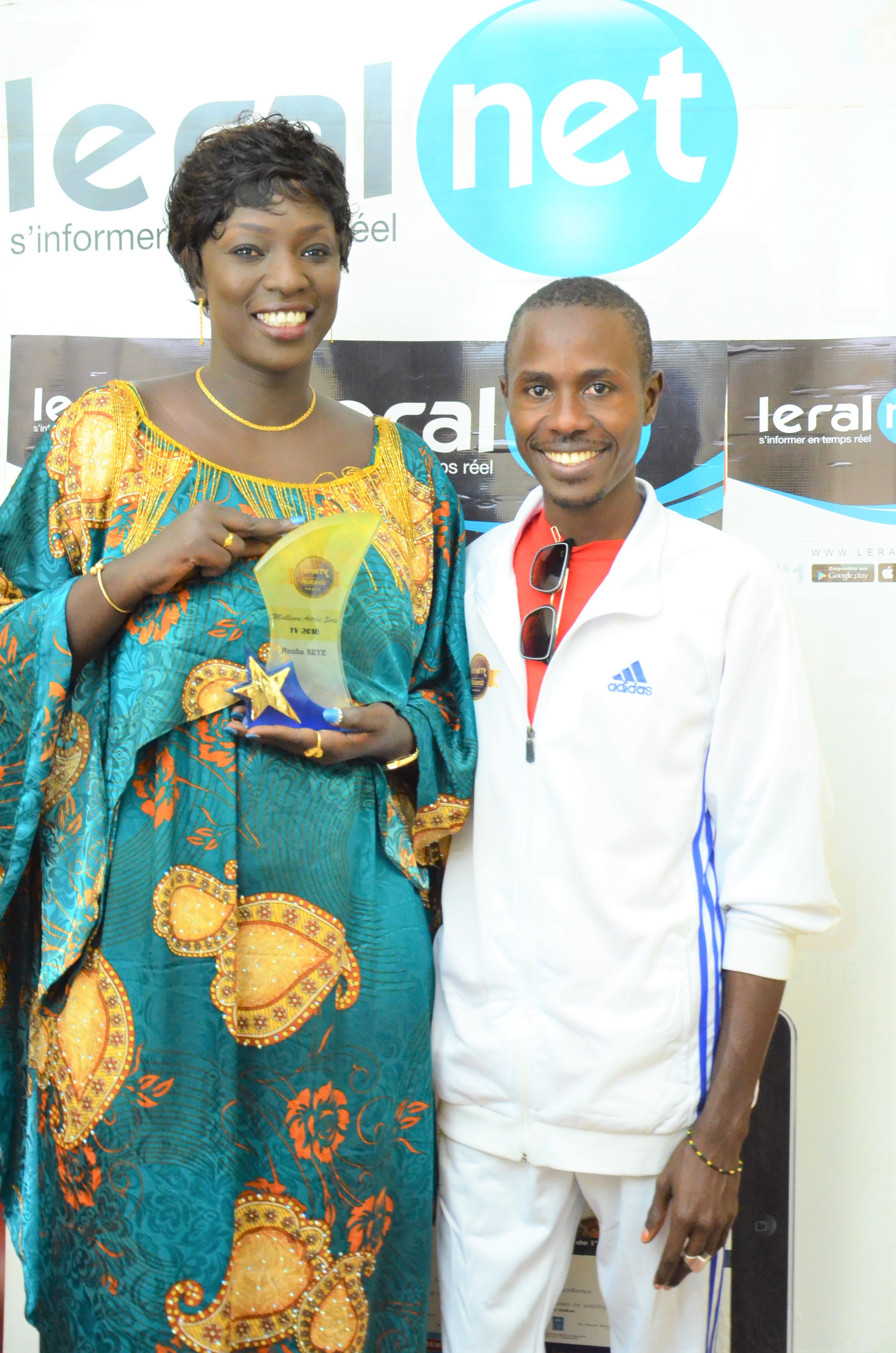 LERAL AWARDS : Les images de la remise du trophée de "Meilleure Actrice de l'année 2018" à Rouba Sèye