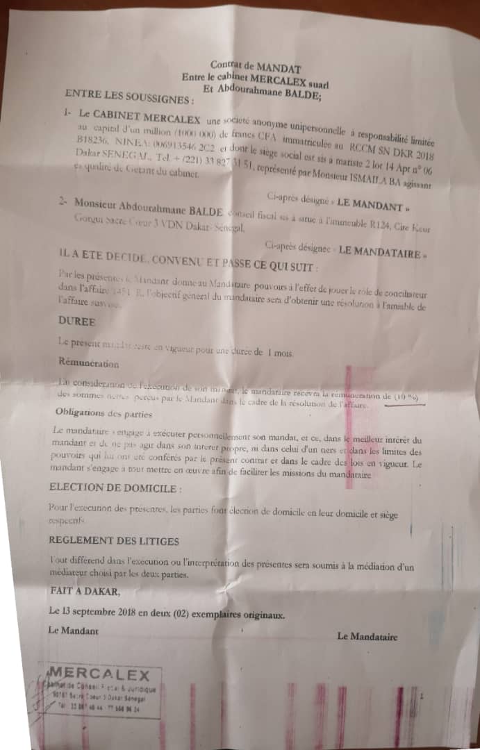 Scandale de 94 milliards FCFA : Un enregistrement dévastateur de la «réunion de travail» entre Ousmane Sonko et les héritiers du TF1451R Scandale de 94 milliards FCFA : Un enregistrement dévastateur de la «réunion de travail» entre Ousmane Sonko et les héritiers du TF1451R