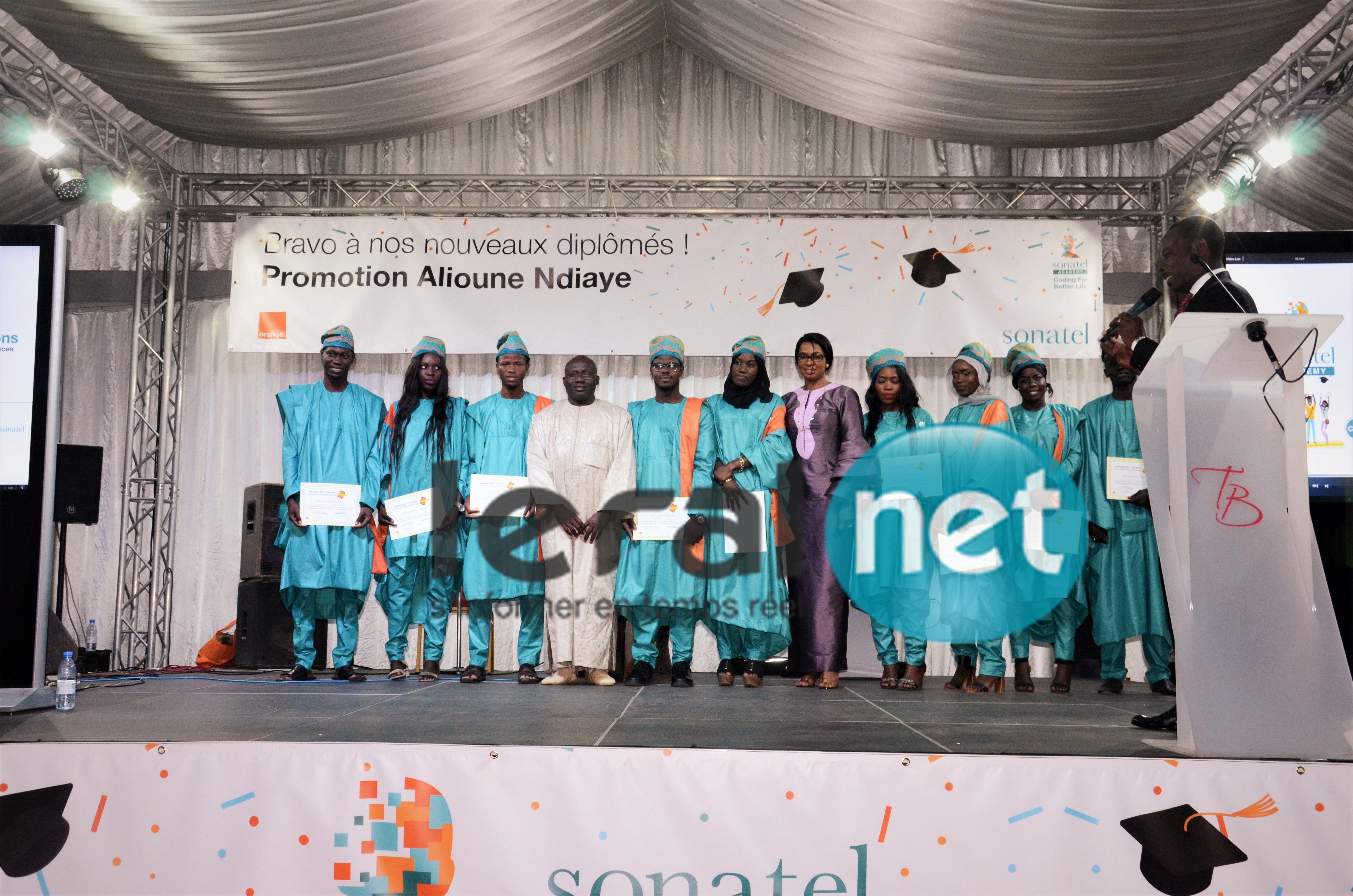 Photos : Sonatel Academy célèbre sa première promotion de diplômés en développement web