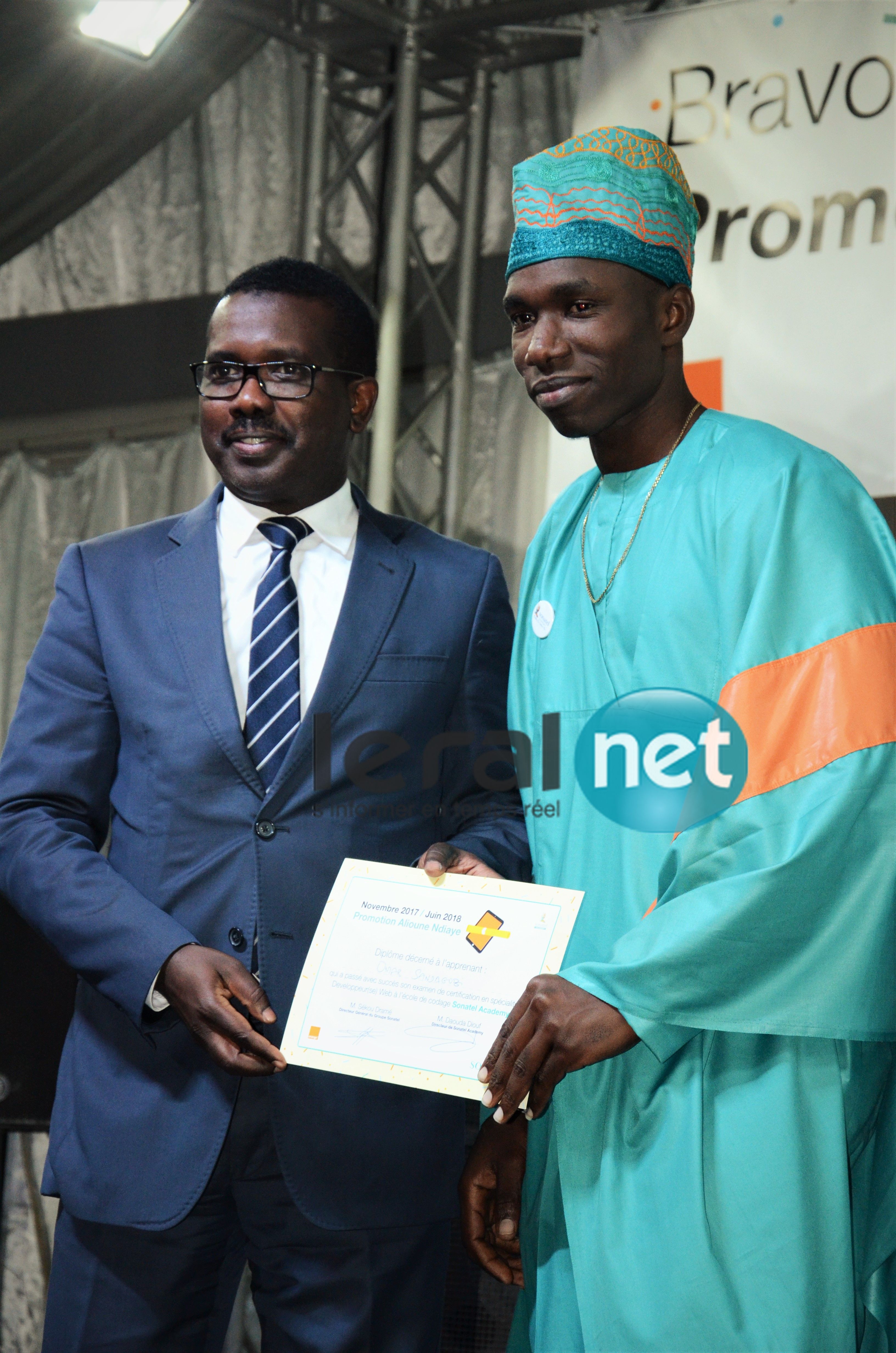Photos : Sonatel Academy célèbre sa première promotion de diplômés en développement web