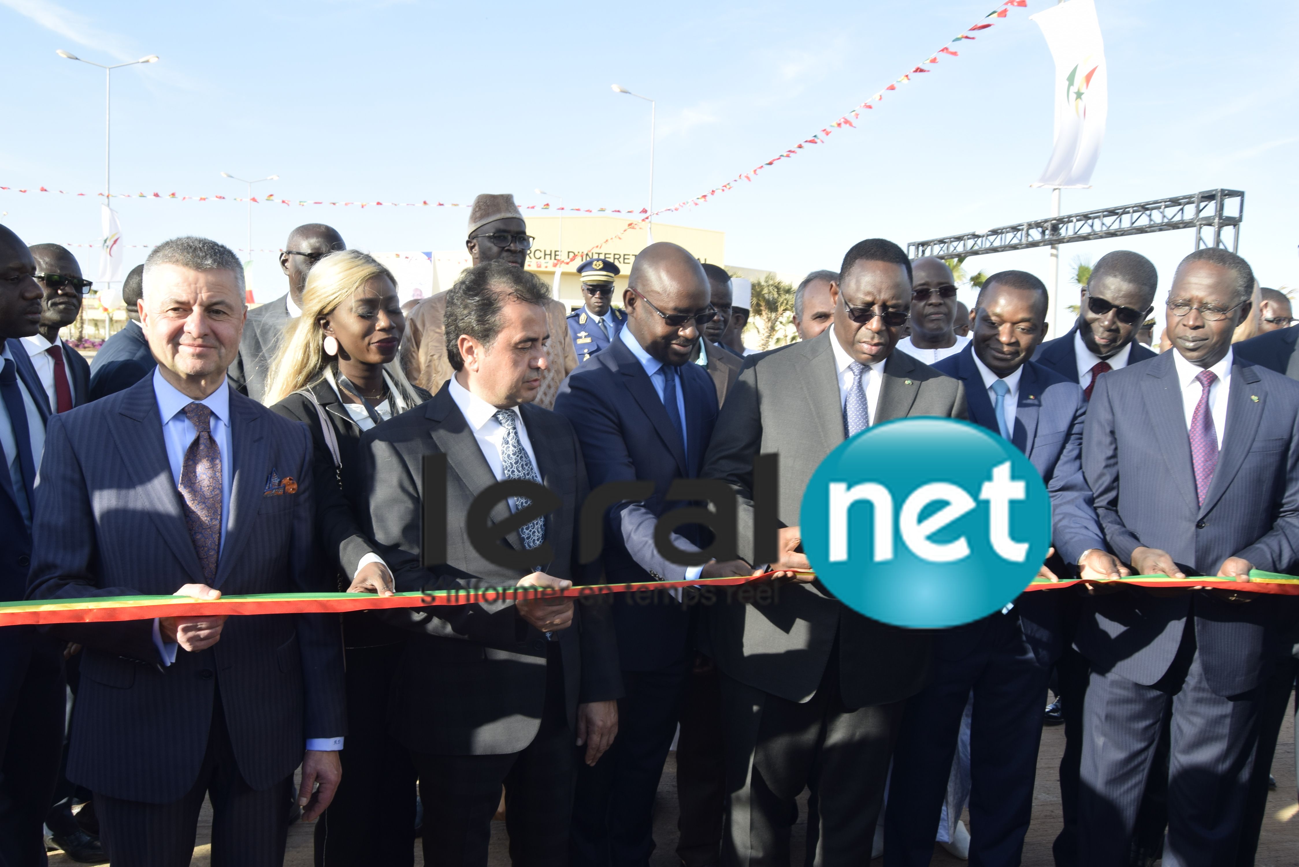 Inauguration du marché d'intérêt national de Diamniadio et de la gare des gros porteurs par le Chef de l'Etat Macky Sall