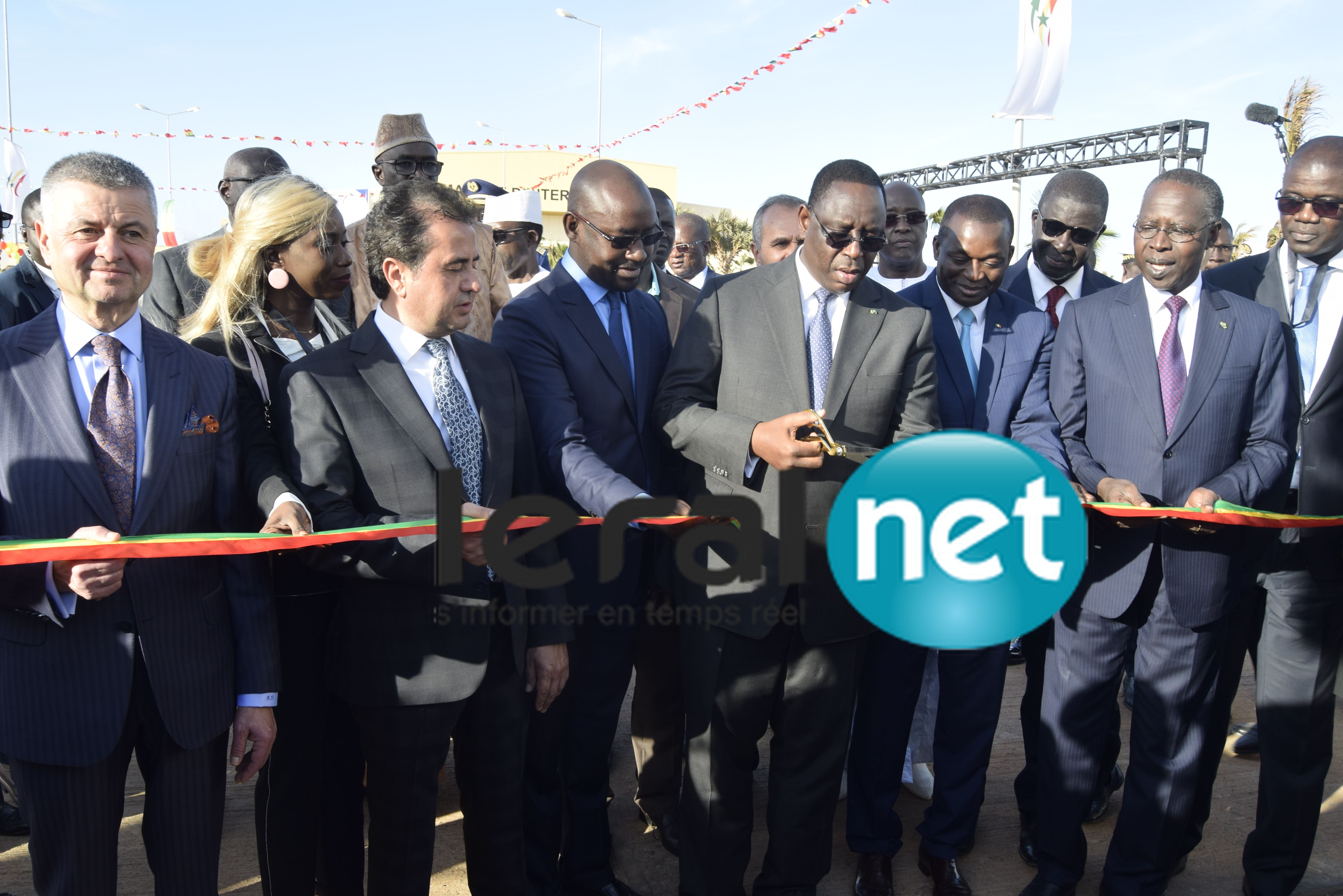 Inauguration du marché d'intérêt national de Diamniadio et de la gare des gros porteurs par le Chef de l'Etat Macky Sall