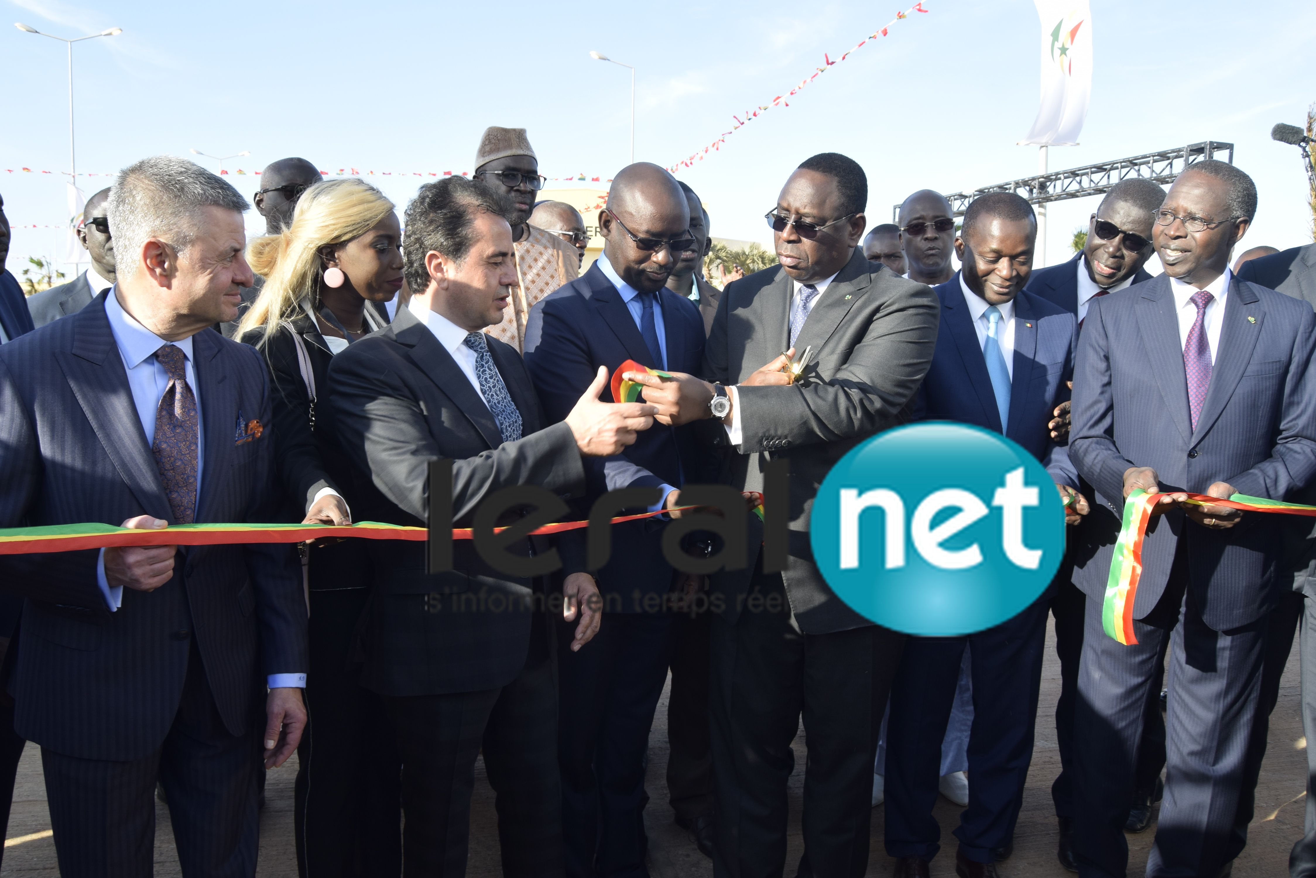 Inauguration du marché d'intérêt national de Diamniadio et de la gare des gros porteurs par le Chef de l'Etat Macky Sall