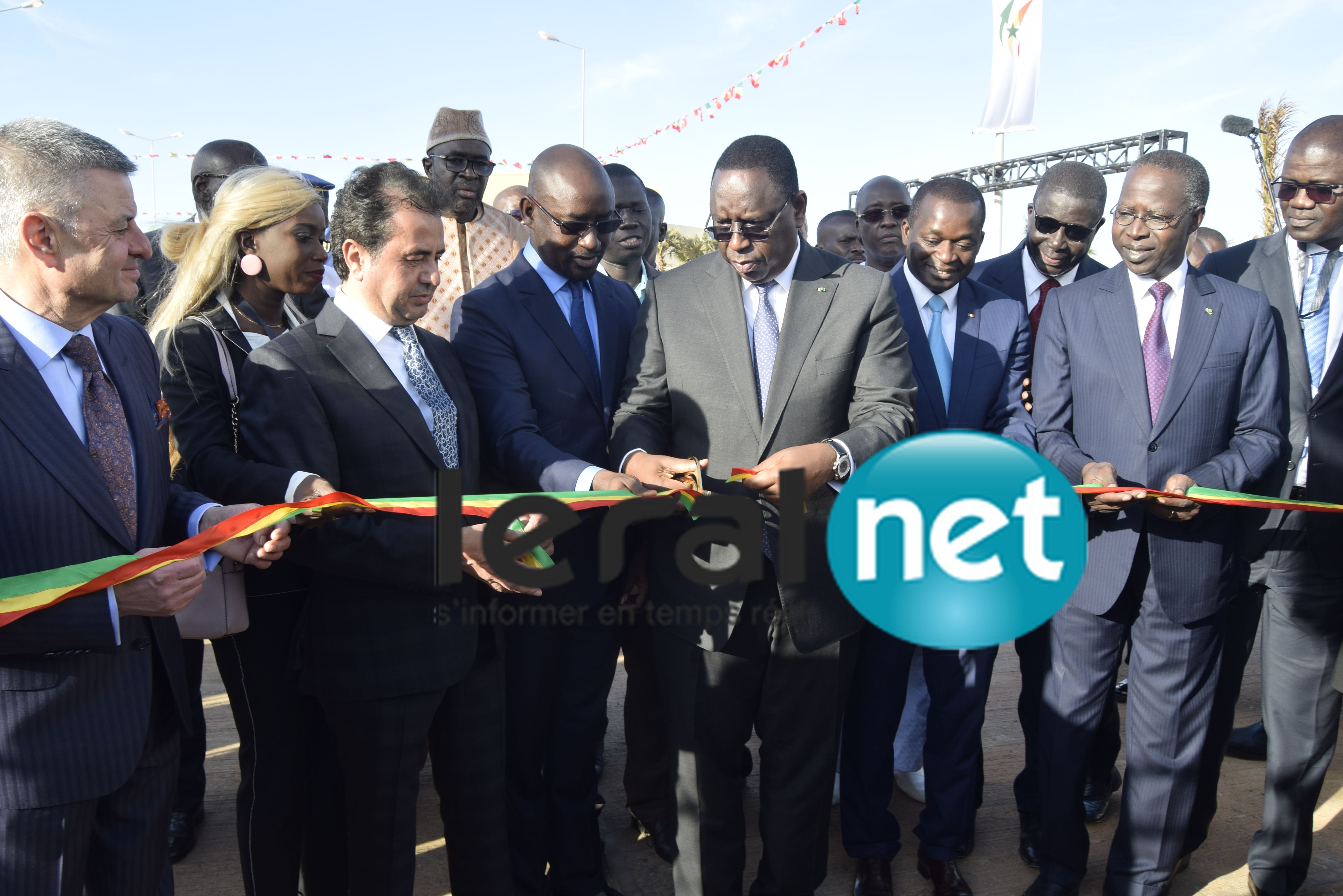 Inauguration du marché d'intérêt national de Diamniadio et de la gare des gros porteurs par le Chef de l'Etat Macky Sall