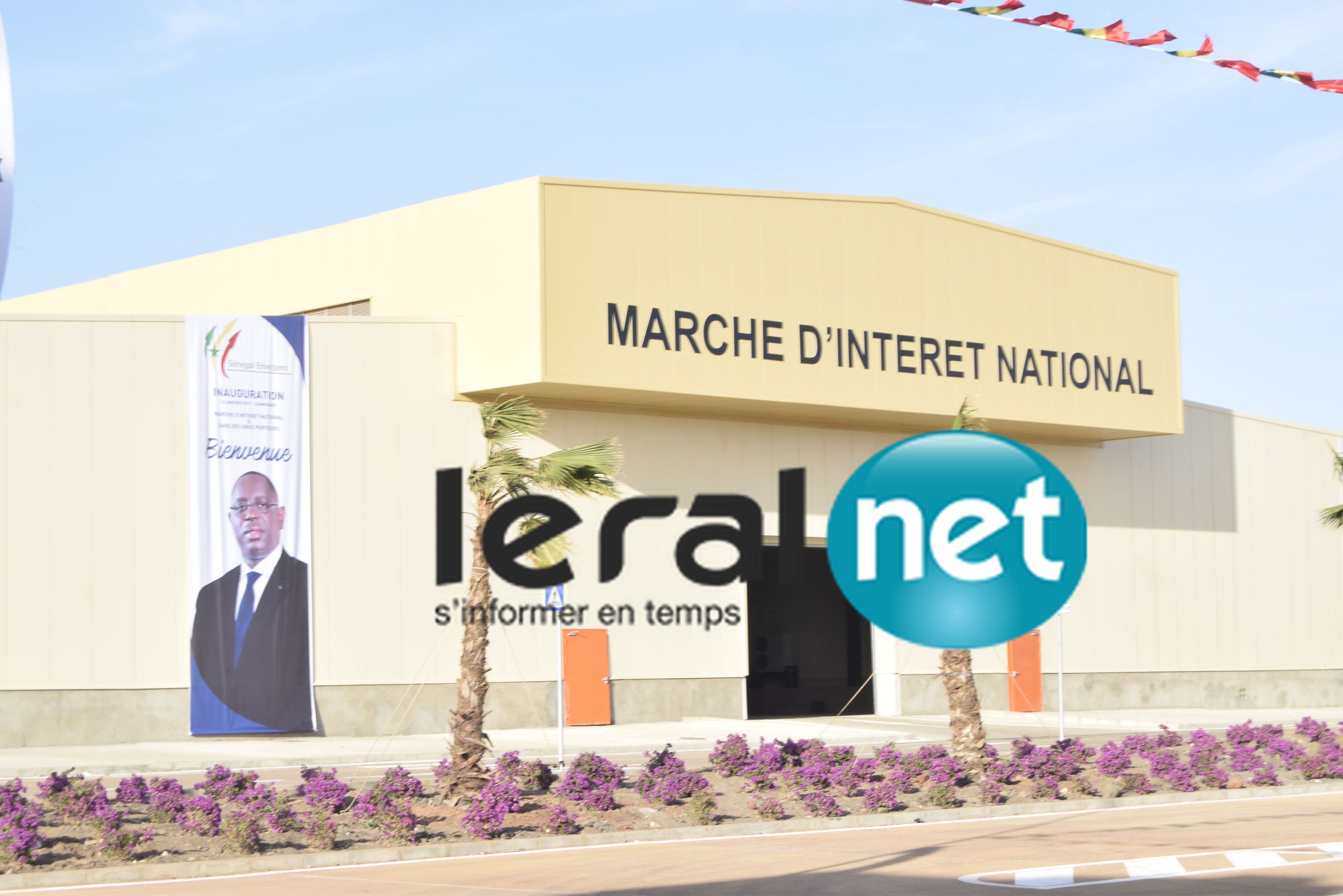 Inauguration du marché d'intérêt national de Diamniadio et de la gare des gros porteurs par le Chef de l'Etat Macky Sall