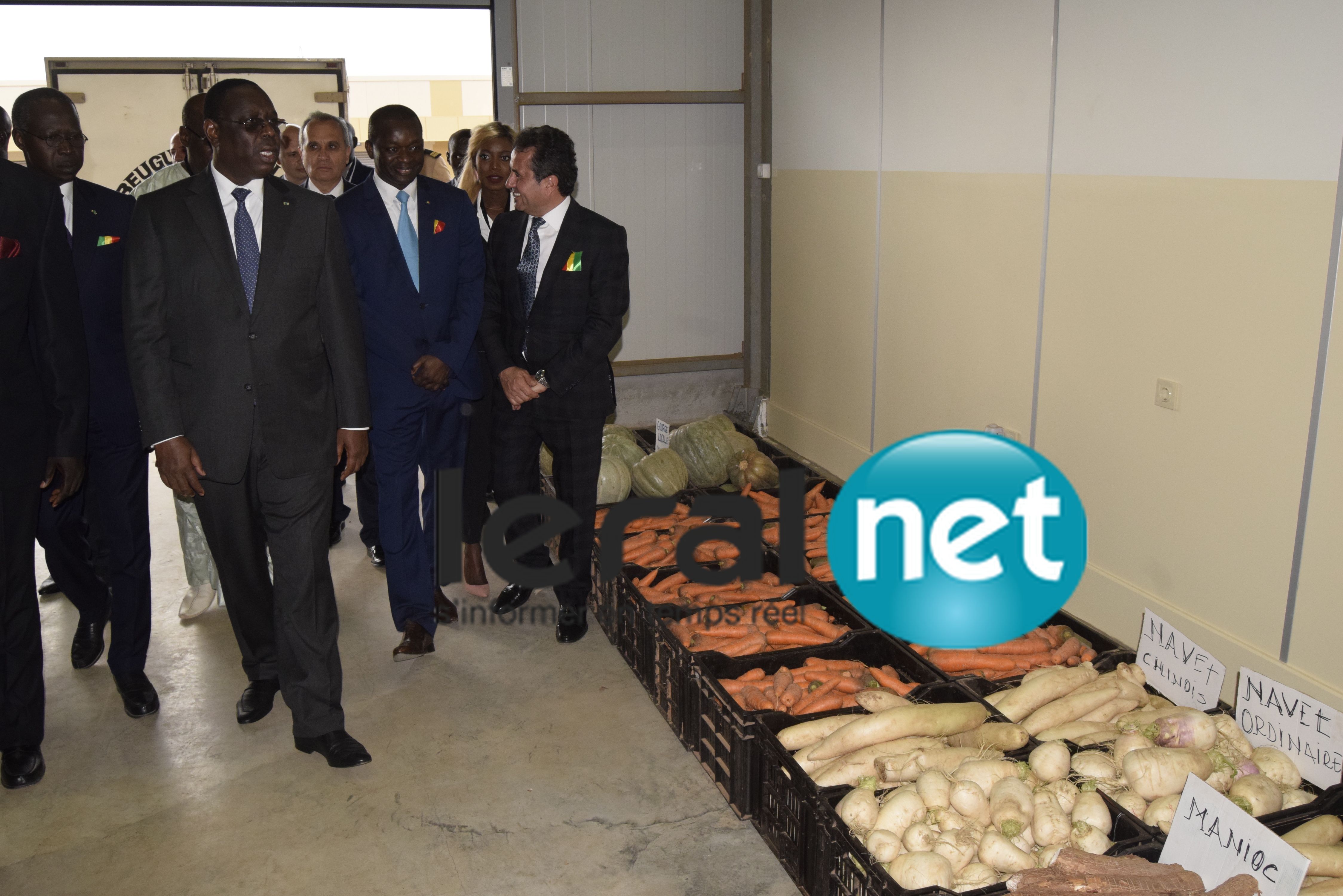 Inauguration du marché d'intérêt national de Diamniadio et de la gare des gros porteurs par le Chef de l'Etat Macky Sall