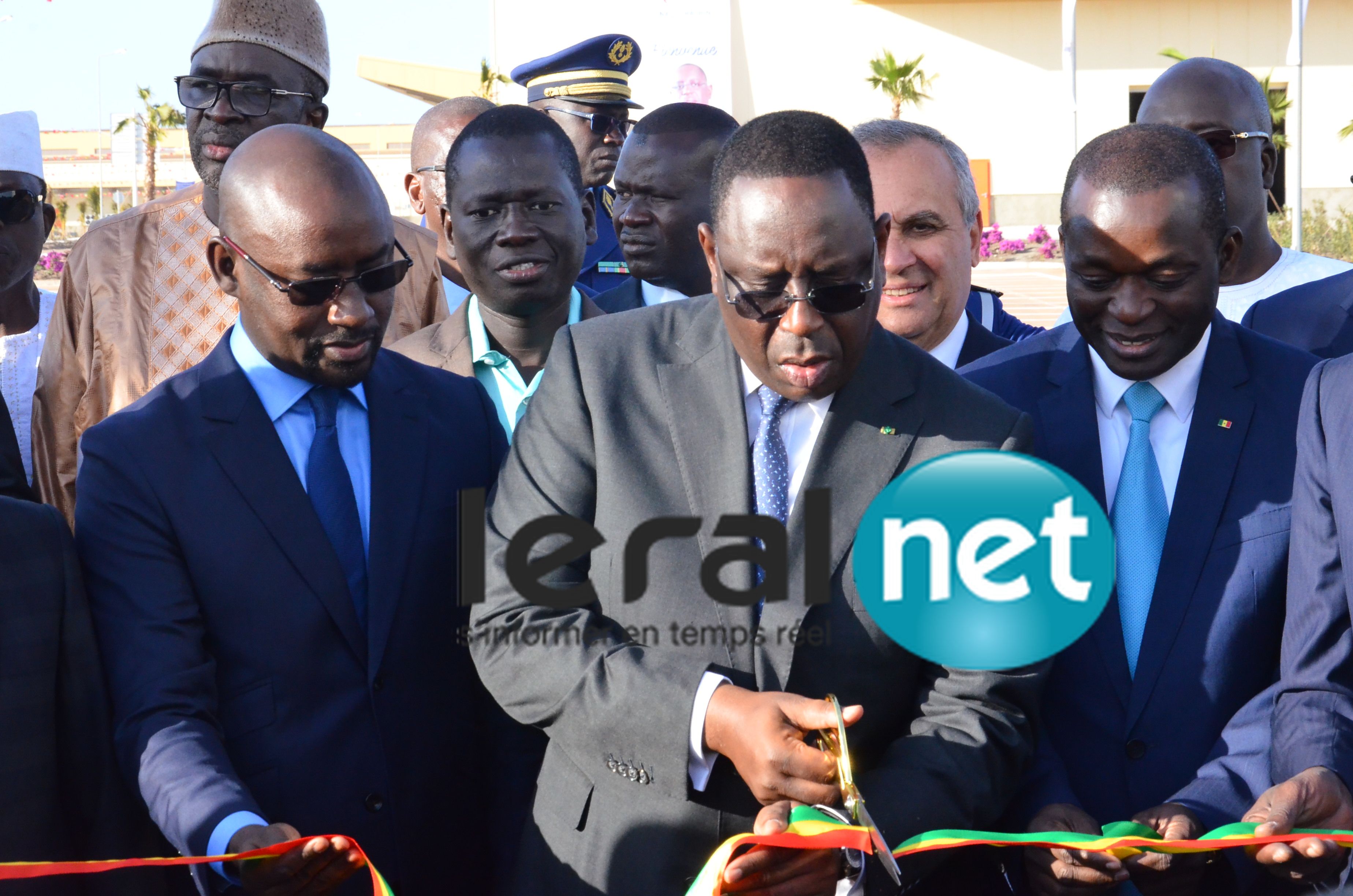 Inauguration du marché d'intérêt national de Diamniadio et de la gare des gros porteurs par le Chef de l'Etat Macky Sall