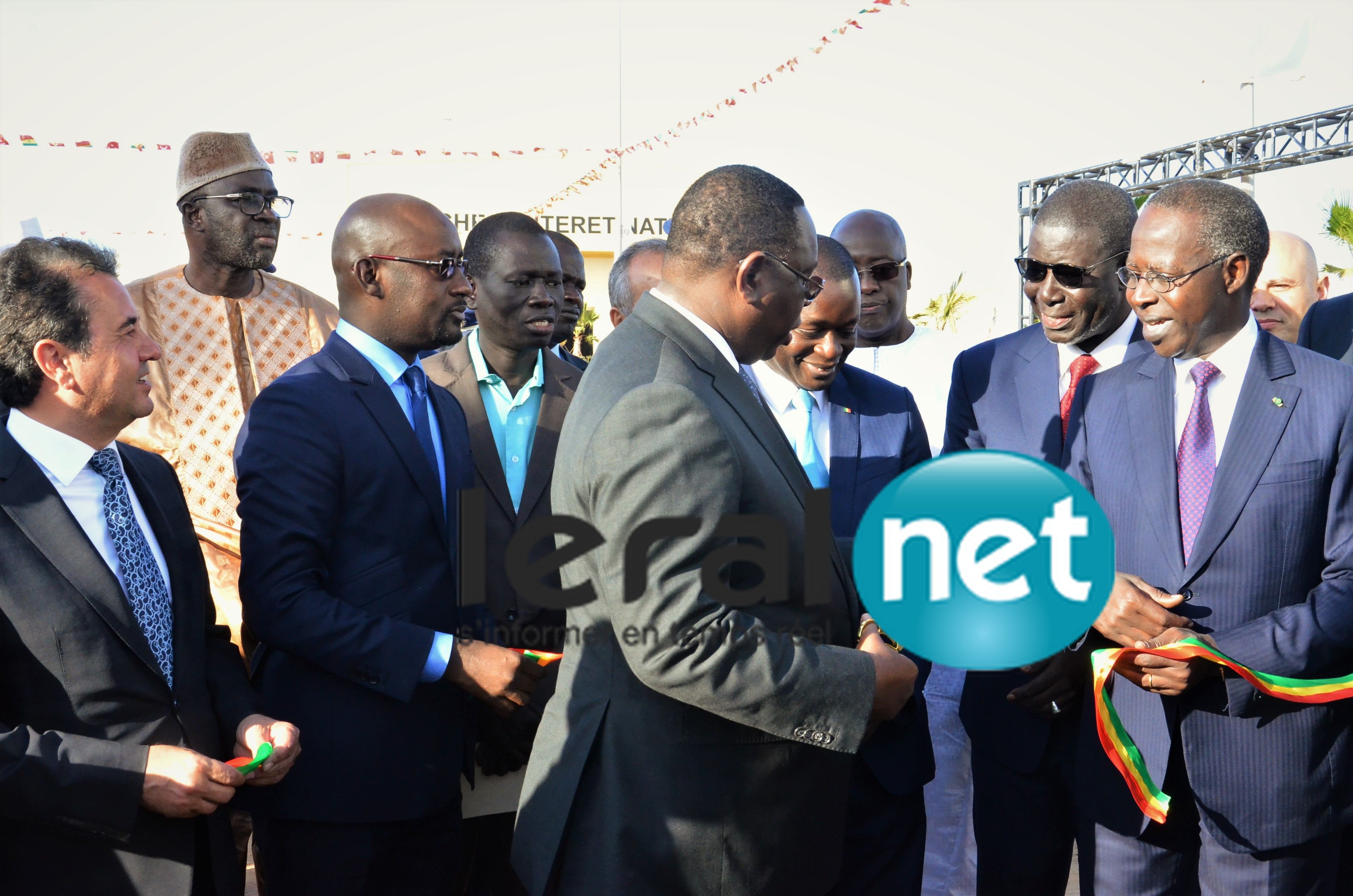 Inauguration du marché d'intérêt national de Diamniadio et de la gare des gros porteurs par le Chef de l'Etat Macky Sall