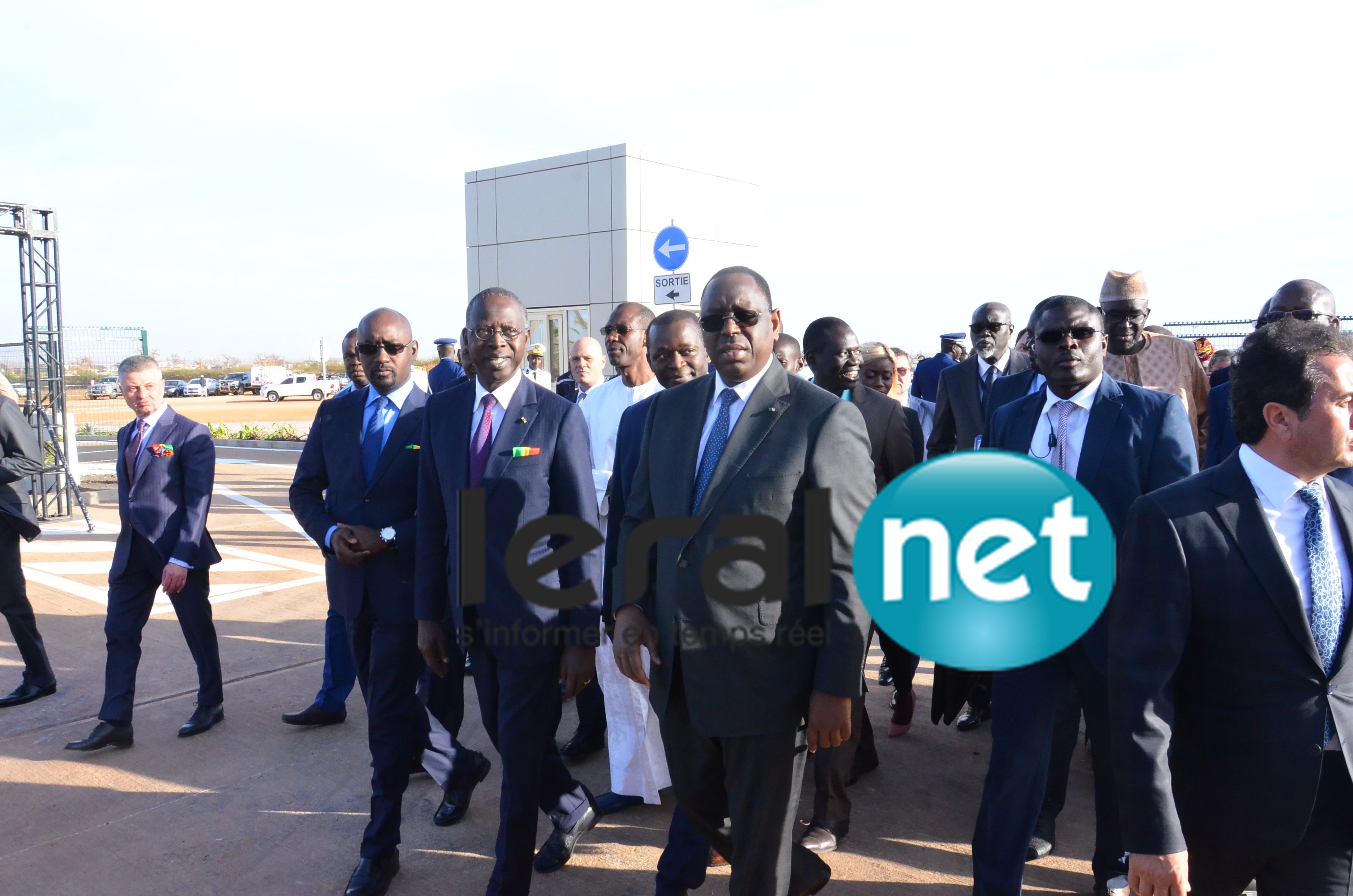 Inauguration du marché d'intérêt national de Diamniadio et de la gare des gros porteurs par le Chef de l'Etat Macky Sall