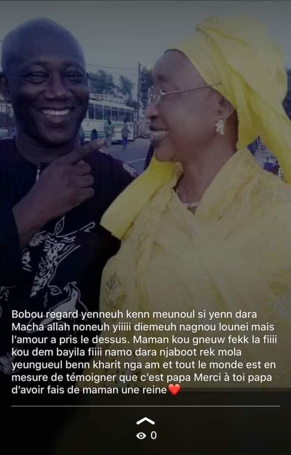 Nécrologie : Serigne Mbacké Ndiaye a perdu sa femme, la mère de Thioro Mbar