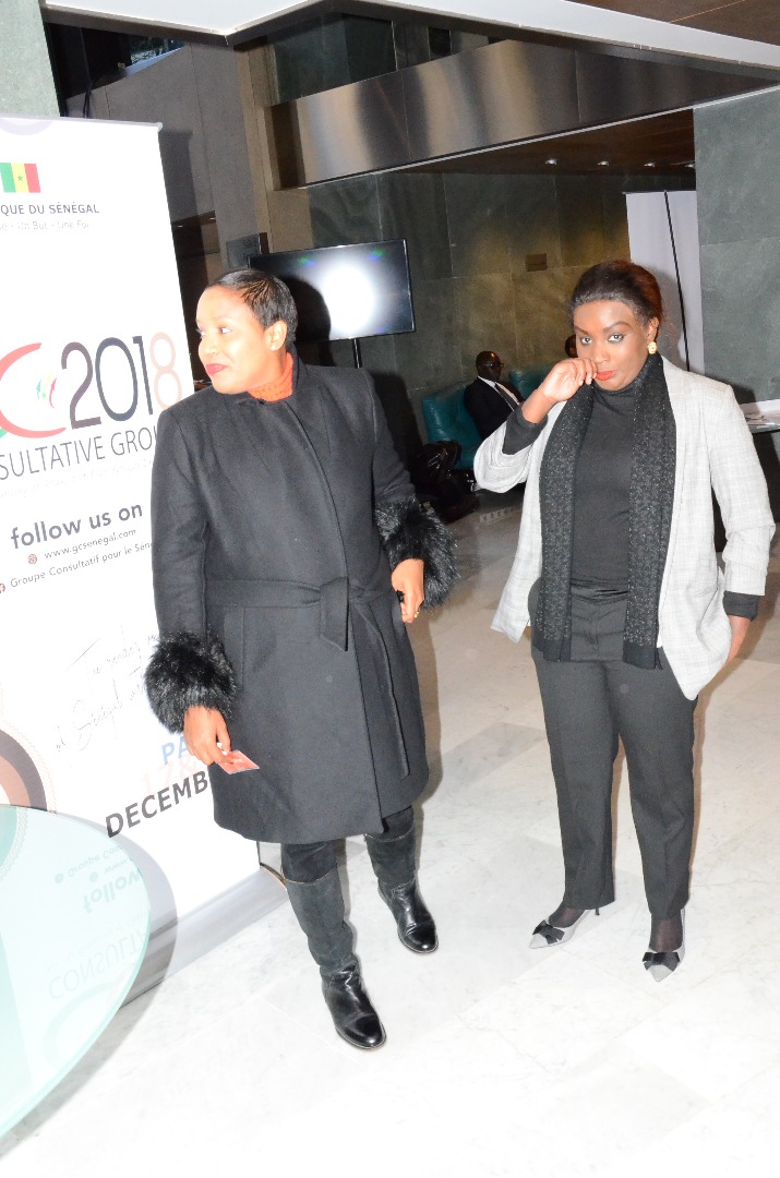 Maguy Channel en compagnie de Sarah Cissé.