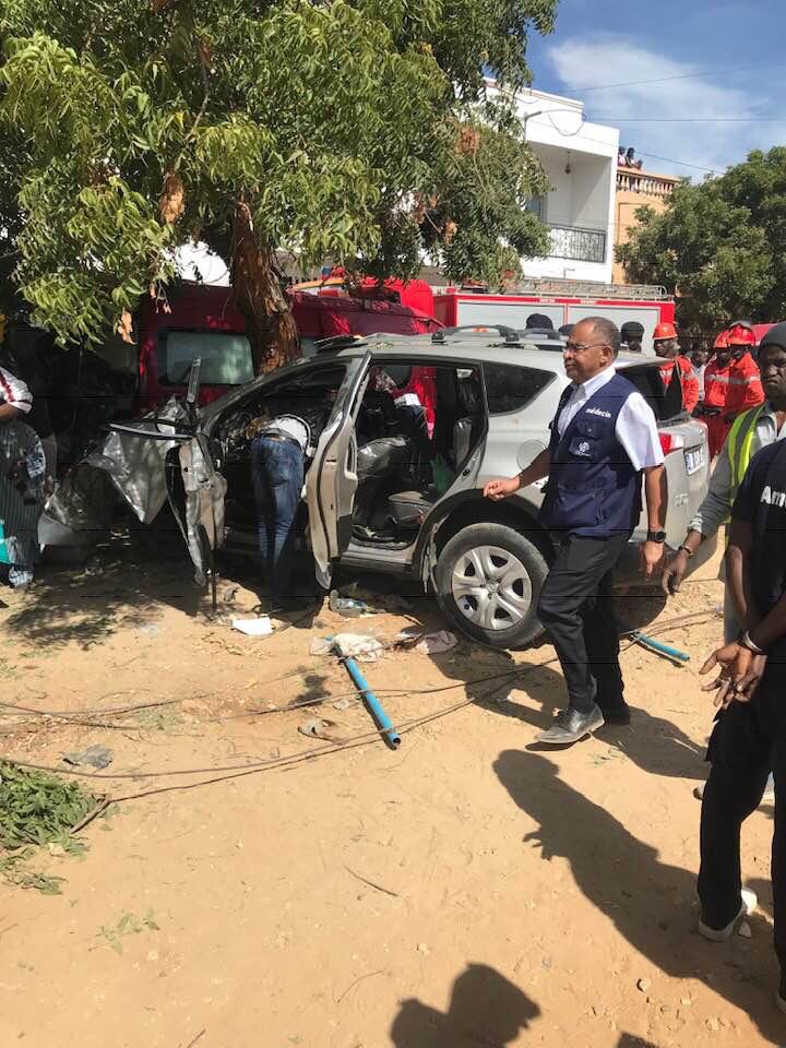 Les images de l'accident qui a fait six morts et 3 blessés à Amitié (âmes sembles s’abstenir)