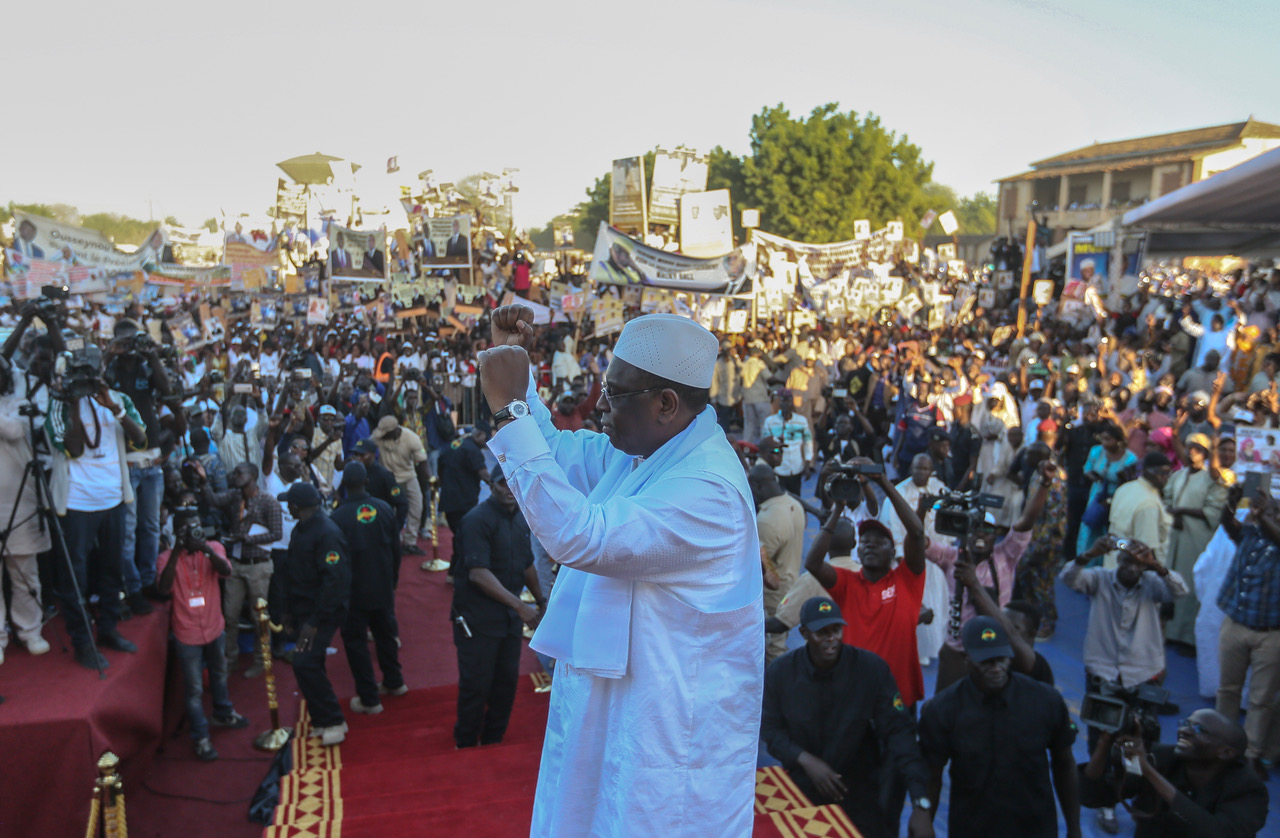 10 photos : Affluence monstre à Touba et Mbacké pour le meeting de Macky Sall