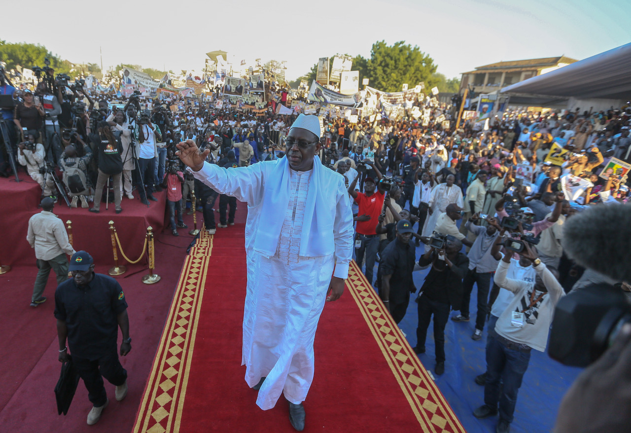 10 photos : Affluence monstre à Touba et Mbacké pour le meeting de Macky Sall