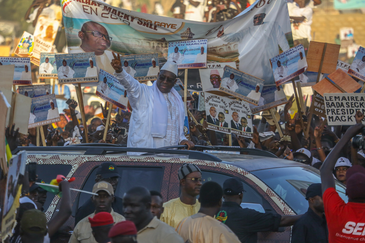 10 photos : Affluence monstre à Touba et Mbacké pour le meeting de Macky Sall