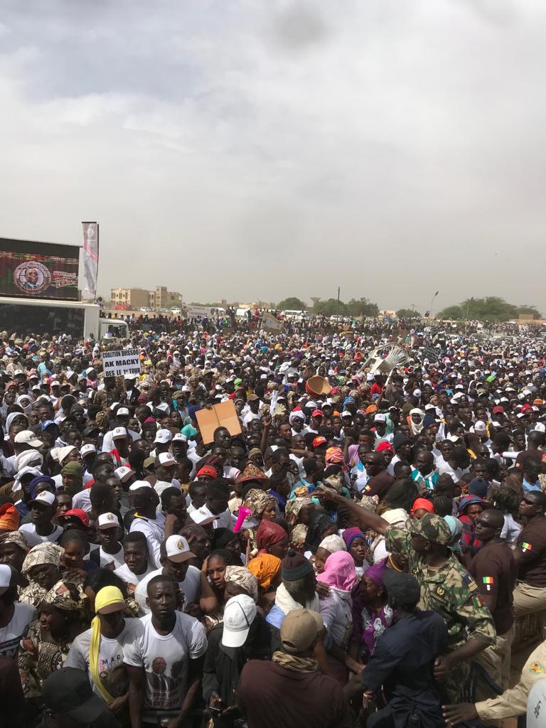 Photos : les images de l'accueil de Macky Sall à Richard-Toll