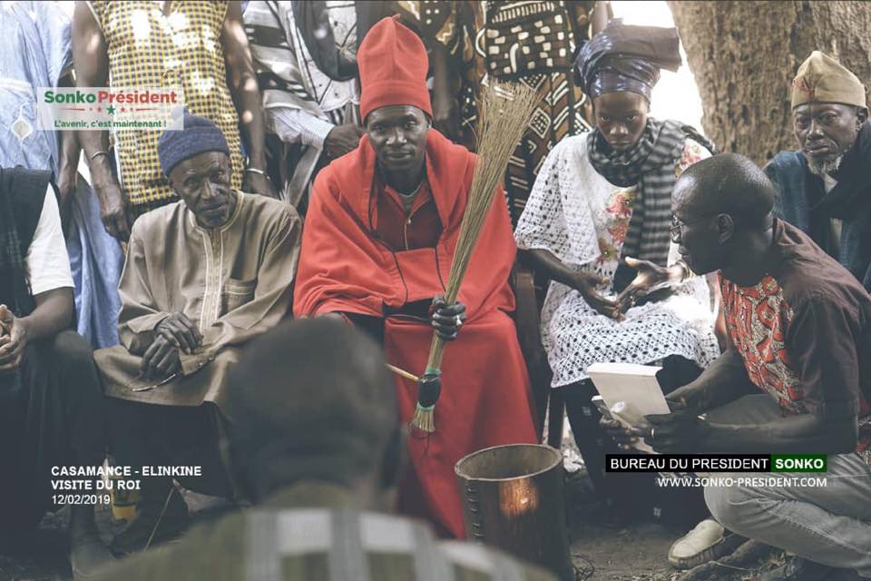 Photos : Le Roi d'Elinkine a reçu Ousmane Sonko 