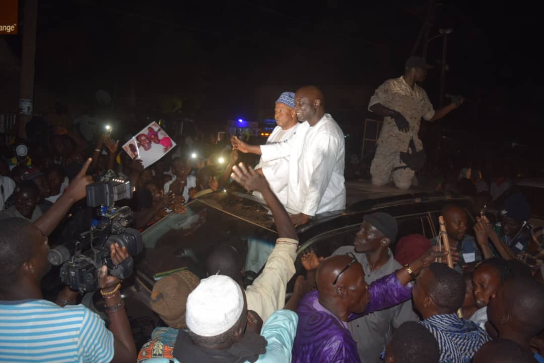 PHOTOS - Le passage de la caravane "Orange" d'Idrissa Seck à Kidira 