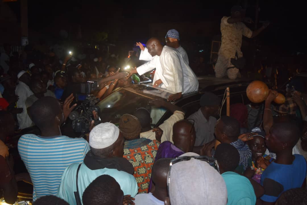 PHOTOS - Le passage de la caravane "Orange" d'Idrissa Seck à Kidira 