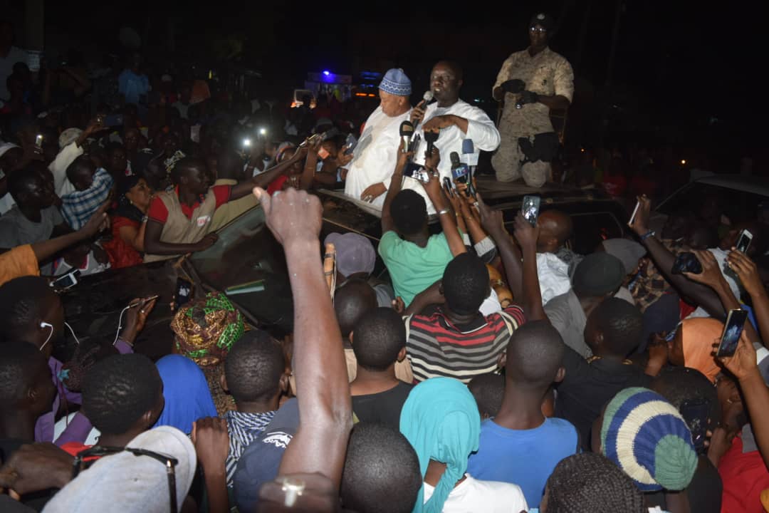 PHOTOS - Le passage de la caravane "Orange" d'Idrissa Seck à Kidira 