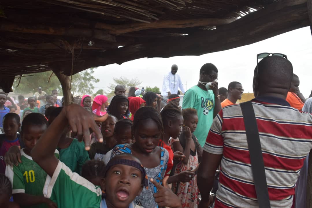 PHOTOS - Le passage de la caravane "Orange" d'Idrissa Seck à Kidira 