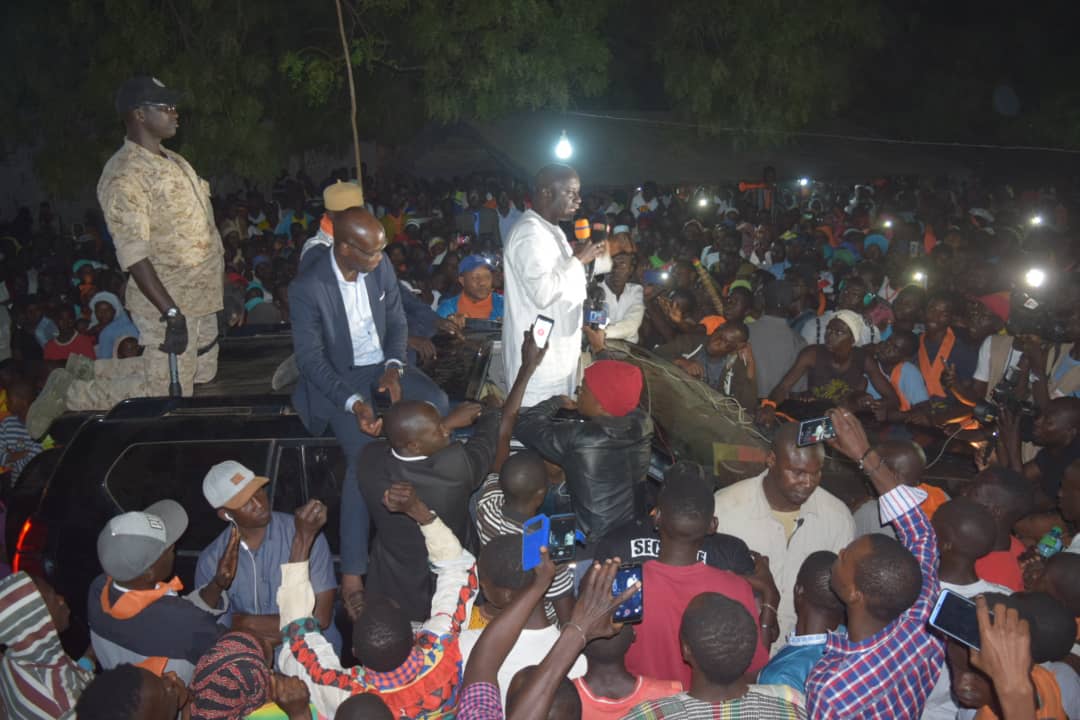 PHOTOS - Le passage de la caravane "Orange" d'Idrissa Seck à Kidira 