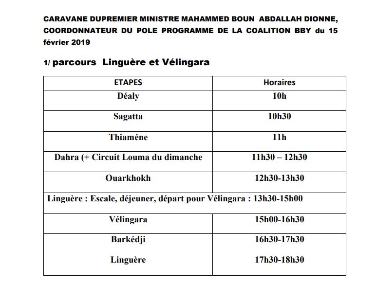Photos : Tournée de Abdallah Dionne, coordonnateur du pole programme BBY dans le Djolof Photos : Tournée de Abdallah Dionne, coordonnateur du pole programme BBY dans le Djolof