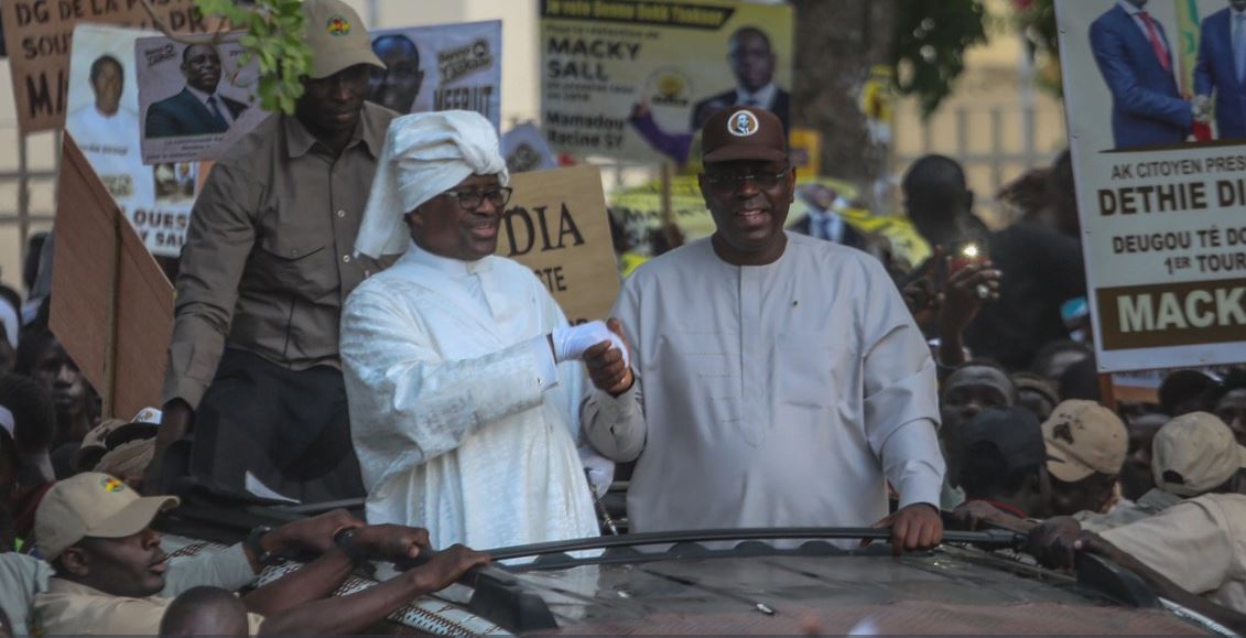 Photos : Serigne Modou Kara est venu soutenir Macky Sall à Thiès