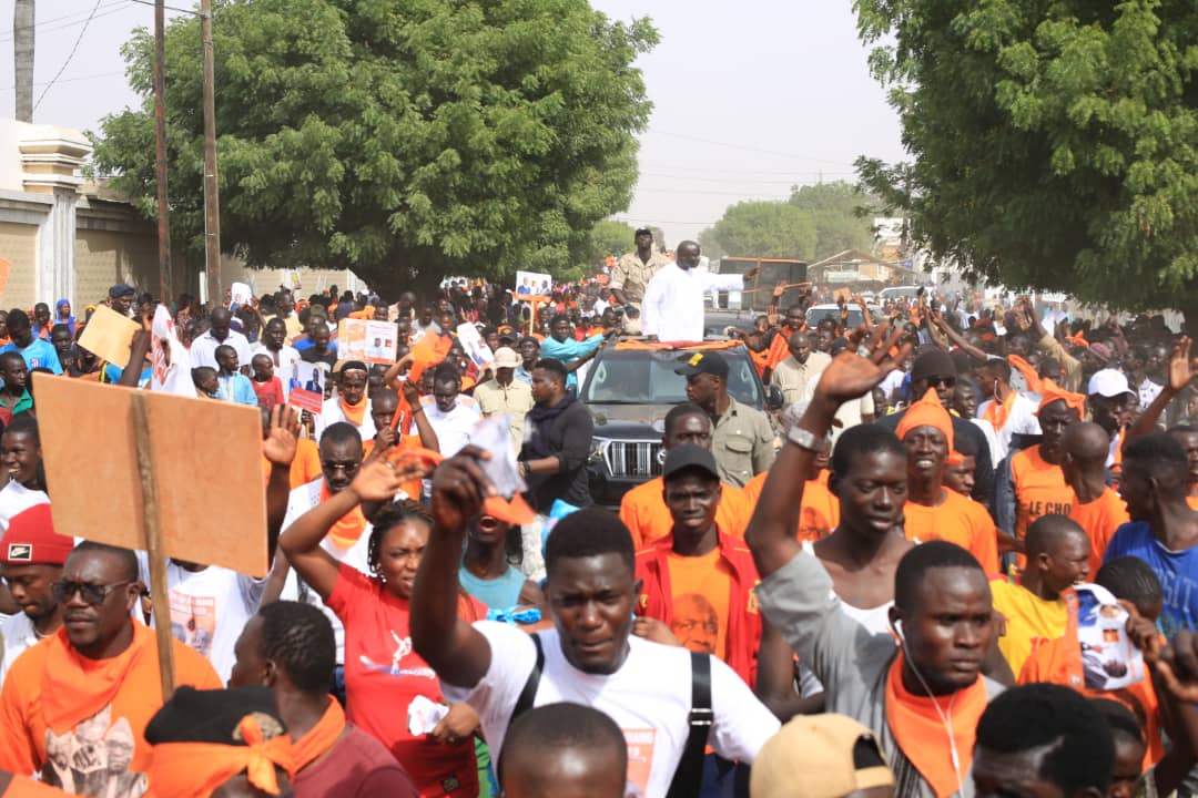 PHOTOS - Présidentielle 2019: Accueil populaire de la caravane "Orange" d'Idrissa Seck à Diourbel