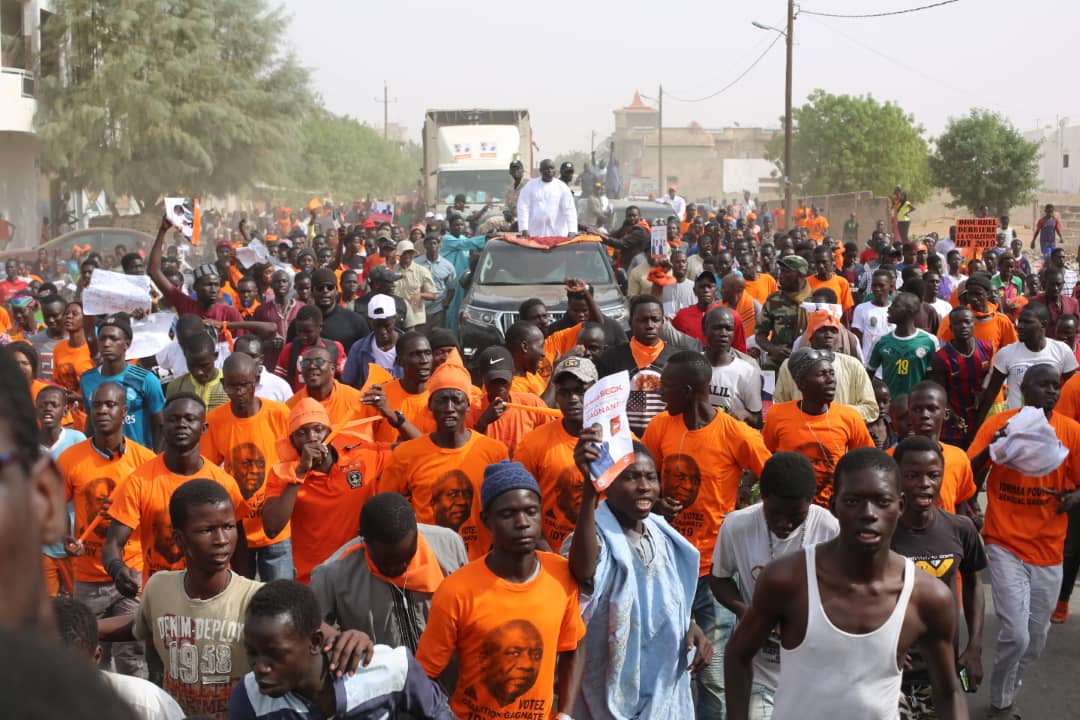 PHOTOS - Présidentielle 2019: Accueil populaire de la caravane "Orange" d'Idrissa Seck à Diourbel